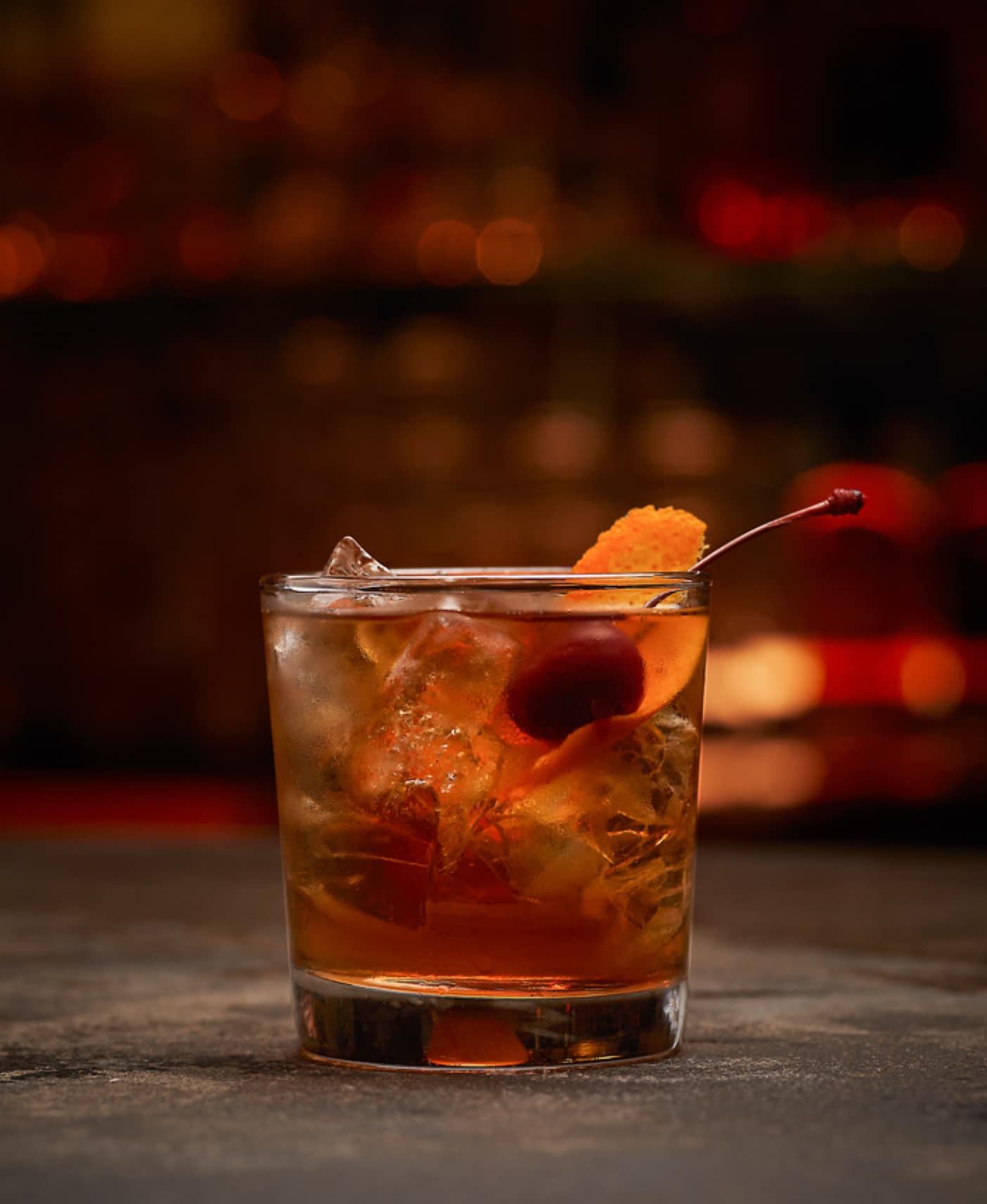 Old Fashioned Cocktail made with Pendleton 1910 Whisky