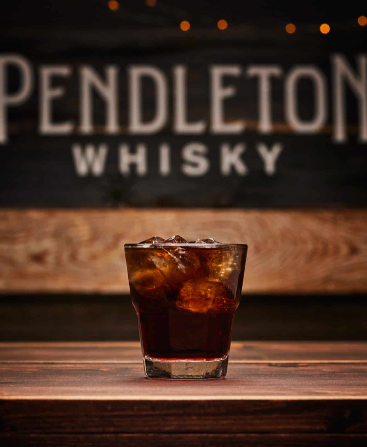Whiskey and Cola Cocktail made with Pendleton Original Whisky